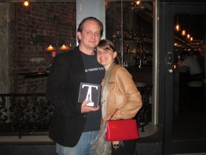 Mark Valadez & Rebecca Lingafelter, IT Award in hand!